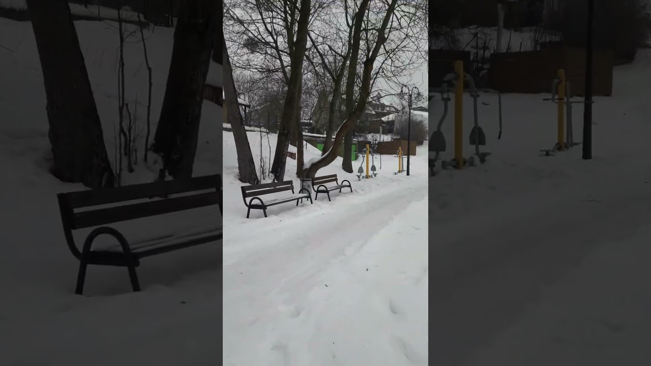 Mazury 2026-02-12 Ruciane-Nida, Jezioro Nidzkie, Promenada, zejście od ul. Słonecznej. Puszcza Piska