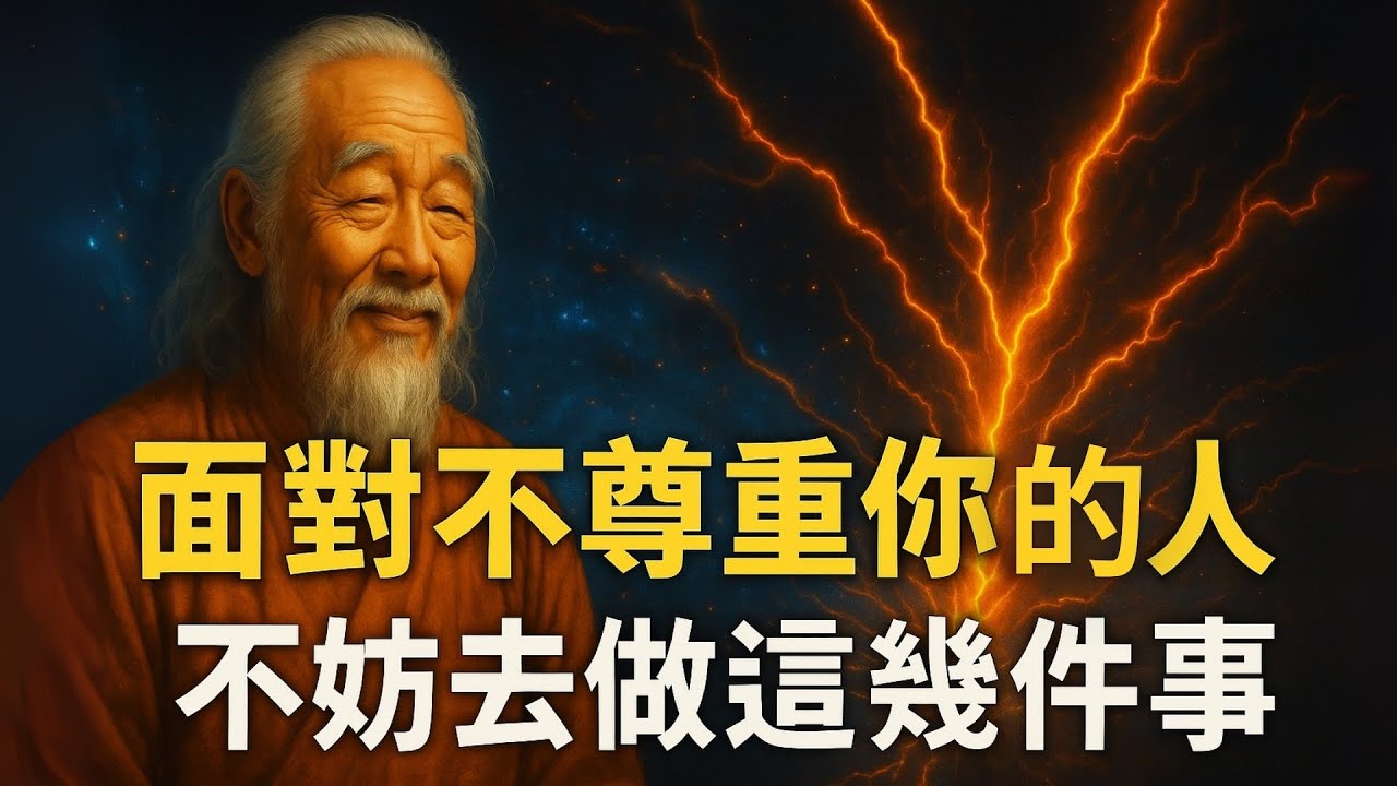 面對不尊重你的人，不必溝通，也不必生氣，不妨去做這幾件事 | 智慧之海 | 智慧 人生 哲學