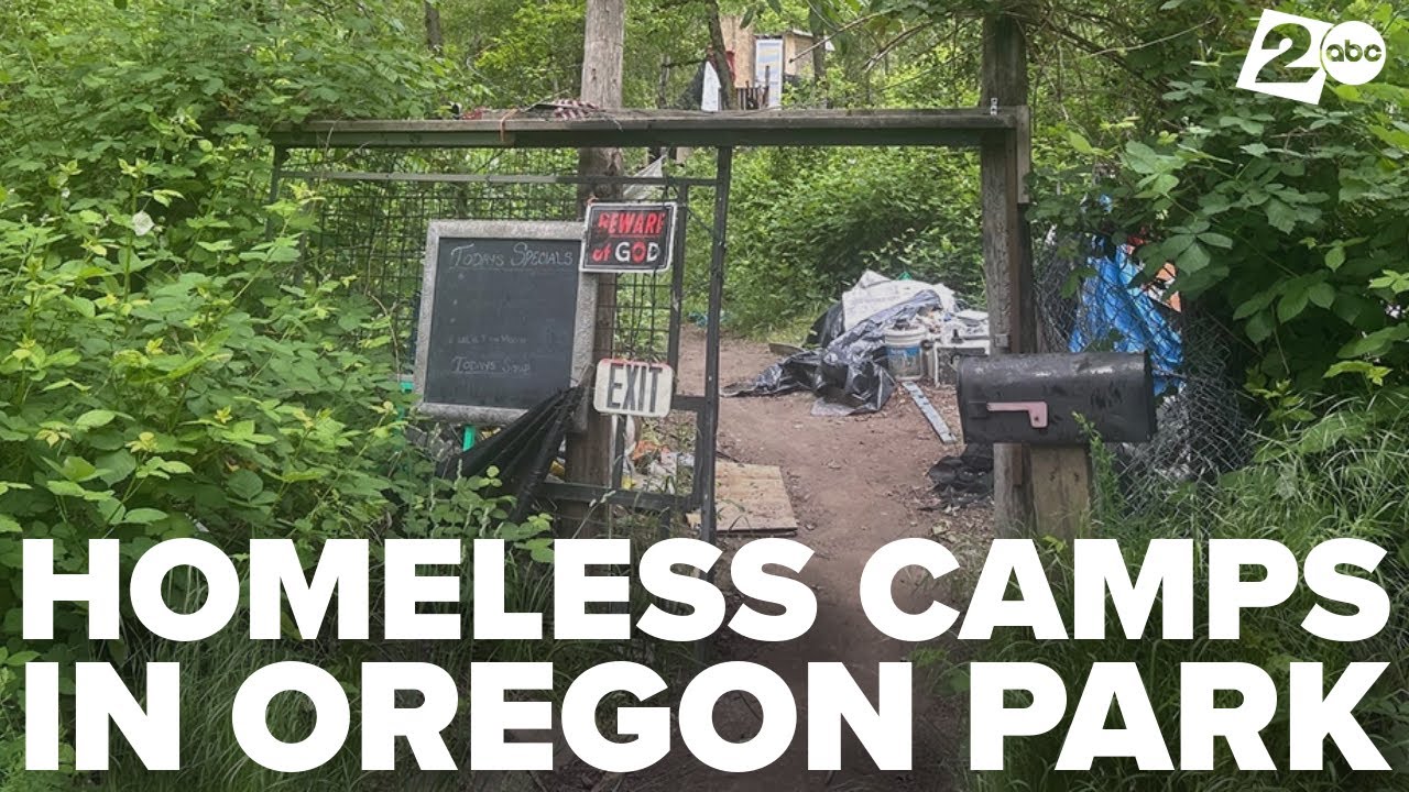 Clearing homeless camps paused at Sandy River Delta Park after confrontations, Oregon officials say