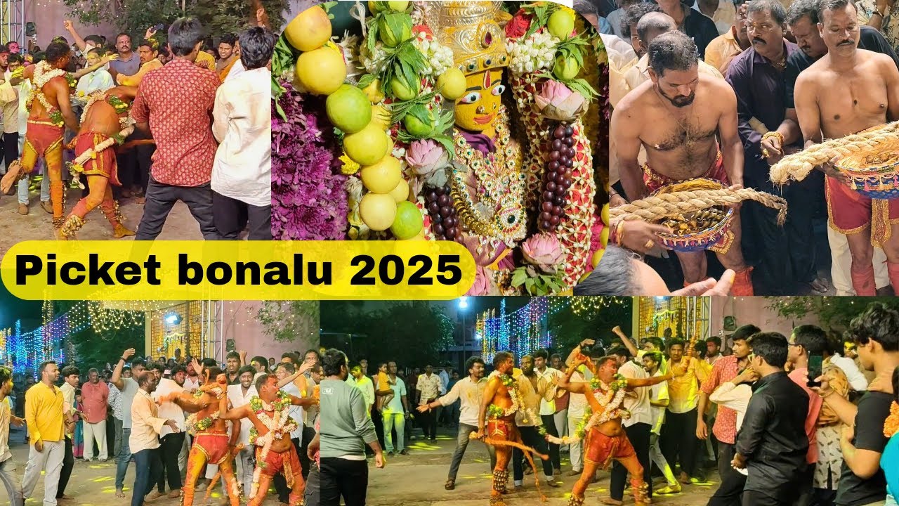 Picket potharaju gaavu 2025 | potharaju beating in gaavu| #bonalu2025 #subscribe #potharajubeating