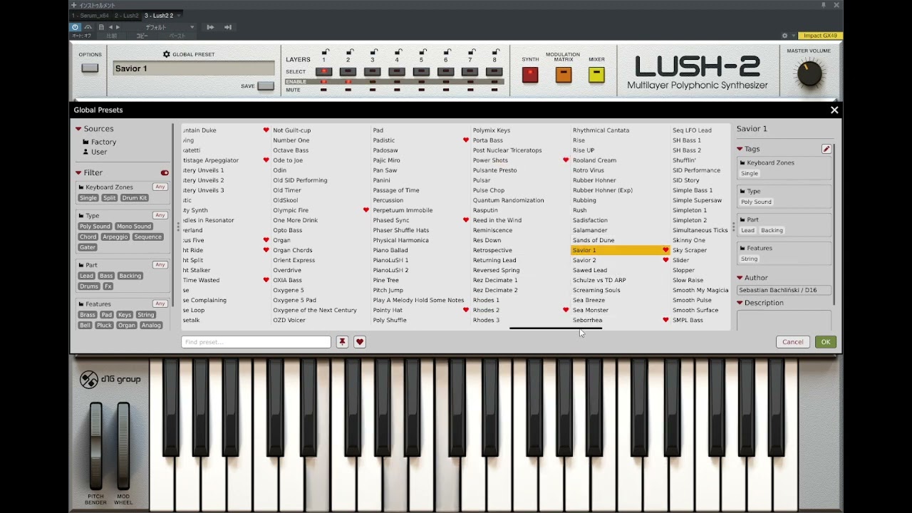 D16 Group LuSH-2 MazQ's Favorite Presets Part2