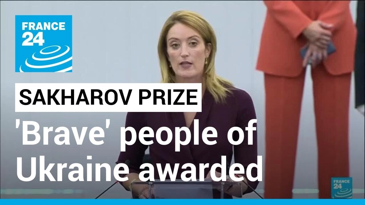 People of Ukraine awarded EU's Sakharov Prize For Freedom of Thought &bull; FRANCE 24 English