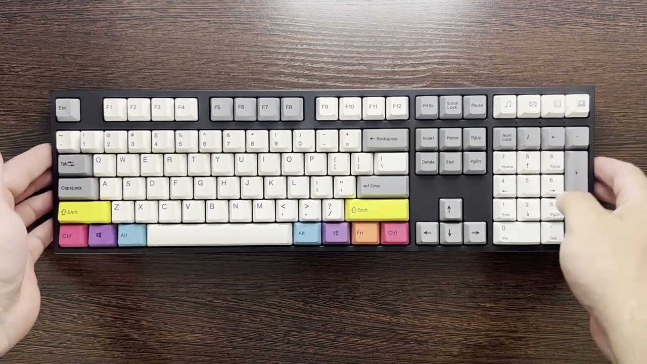 Varmilo VEM108 NEW Iris Blue tactile switch Unboxing and first look