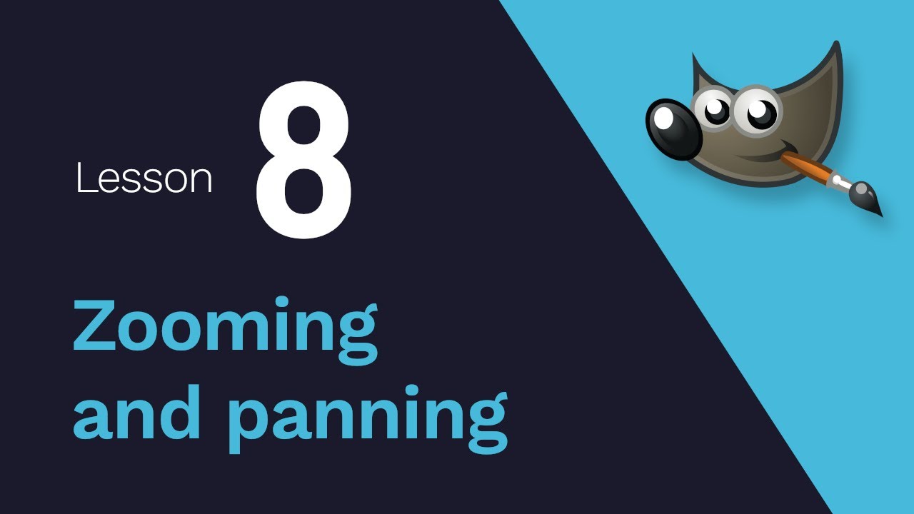 8) Zooming and panning in Gimp 2.10