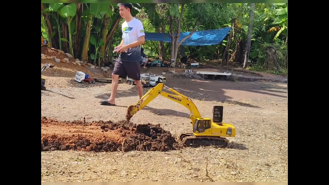 Pc360 รับดินทำถนน 