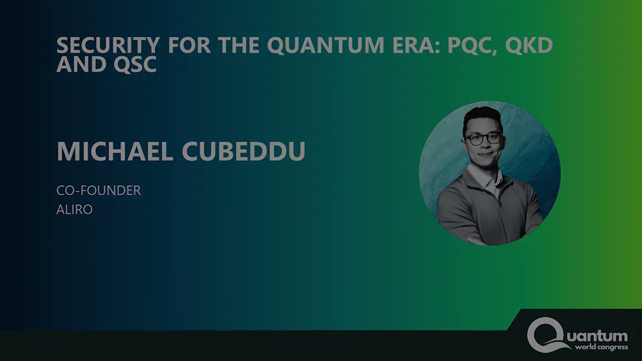 Security for the Quantum Era: PQC, QKD and QSC (Quantum World Congress 2024)