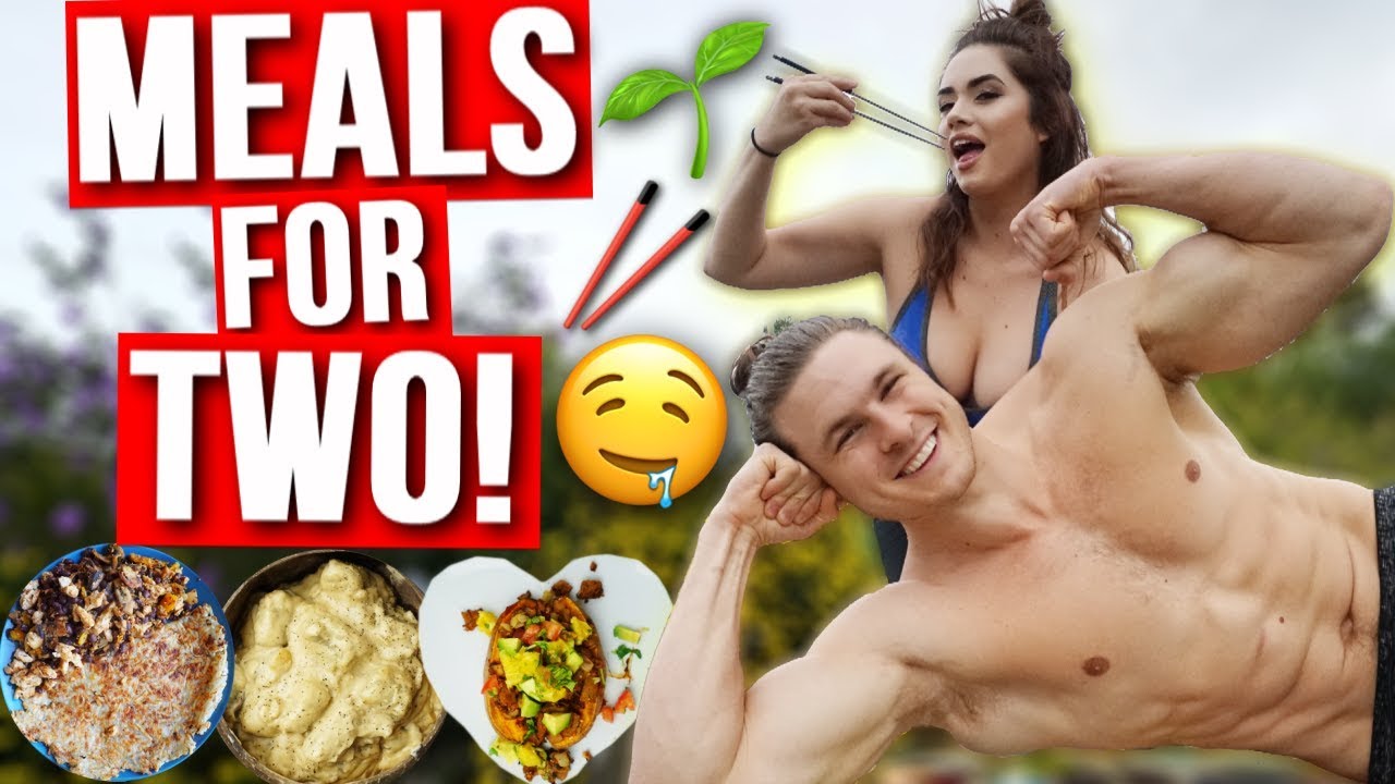FULL DAY OF EATING WITH MY GF | VEGAN FITNESS MEALS
