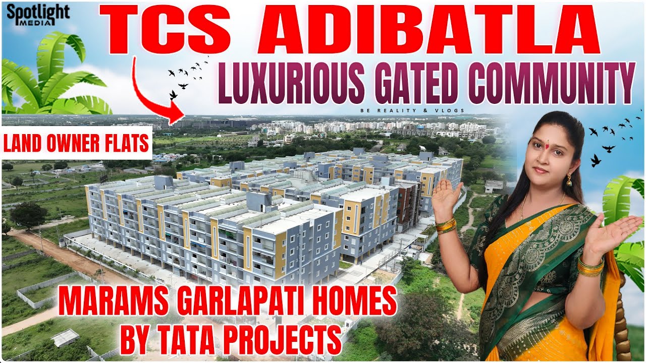 Gated Community Luxurious Flats Very Near to Adibatla TCS  By TATA PROJECTS  I Be Reality & Vlogs
