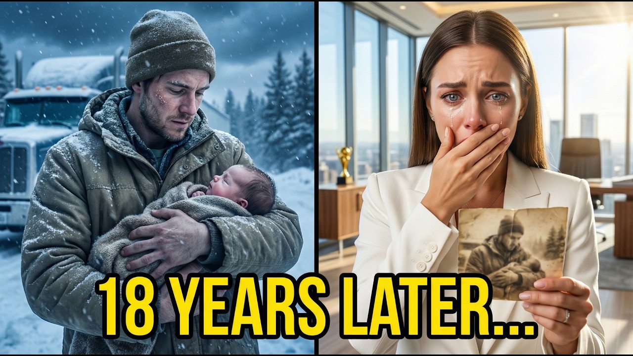 Trucker Saves Baby — 18 Years Later She Fires Him | Emotional story