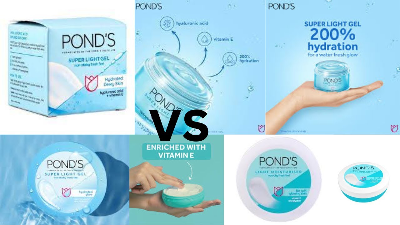 PONDS Super Light Gel | PONDS Light Moisturiser Comparison