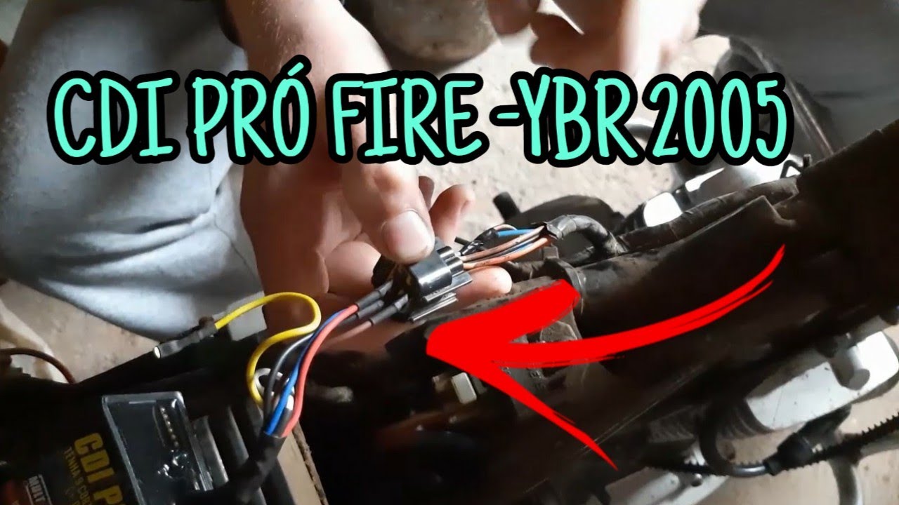 Como instalar o CDI Pr&oacute; Fire, multscan na YBR 125 2005