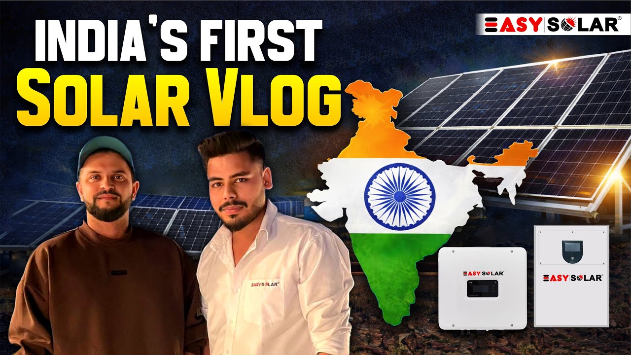 India&rsquo;s First Solar Vlog 🇮🇳⚡ | Rooftop Solar Reality, Installation & Truth (2026) #vlog