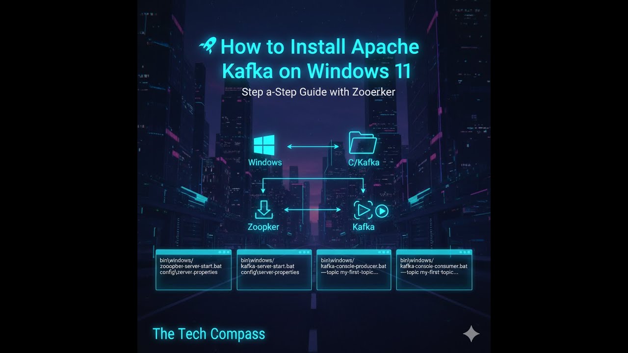 How to Install and Run Kafka on Windows 11: A Step-by-Step Guide #ApacheKafka #Kafka #Windows11