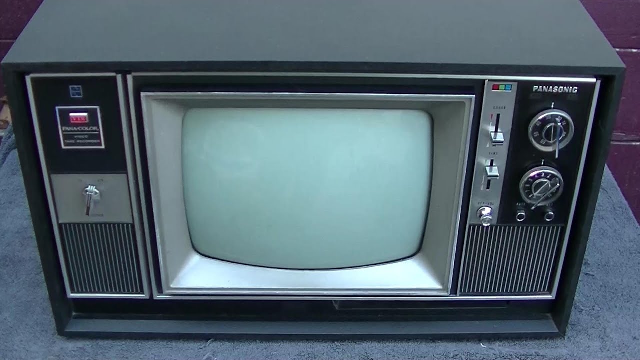 Panasonic Panavision Commercial Hybrid Color Television Repair Rare VRT TV