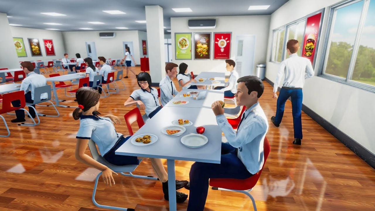 Virtual High School Life Simulator Fun School Game