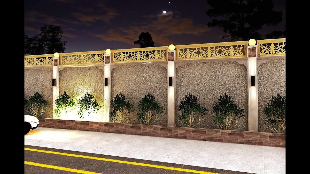 TOP LATEST 50 BOUNDARY WALL IDEAS || MODERN BOUNDARY WALL DESIGNS || EXCLUSIVE INTERIOR IDEAS