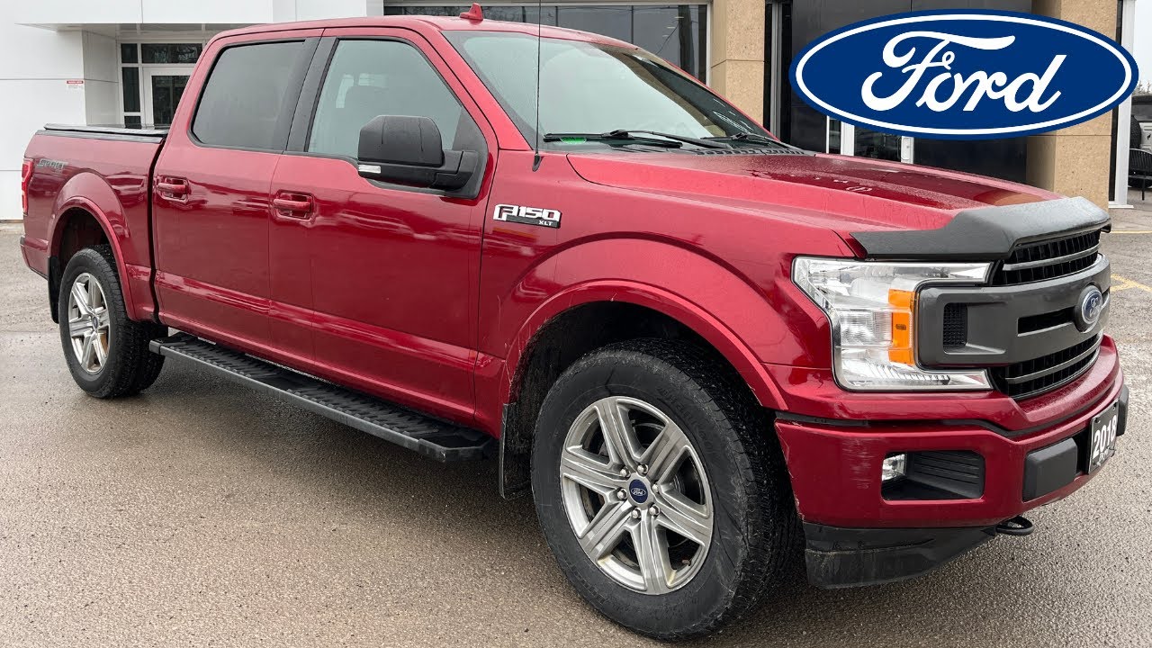 2018 Ford F-150 XLT 302A  3.5L EcoBoost in Ruby Red Metallic Walk-Around *ONE-OWNER!*