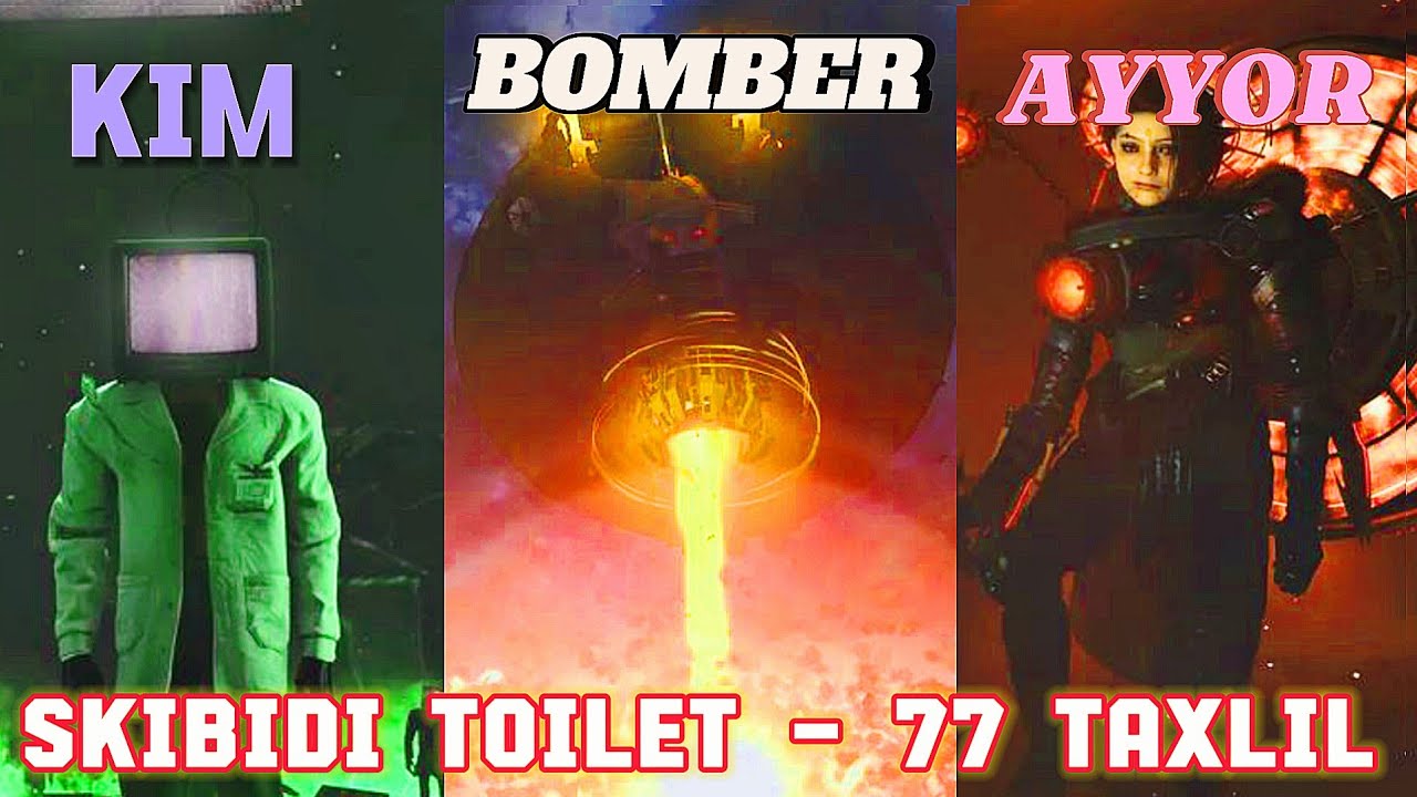 Skibidi Toilet 77 - Qism  Full Epizod Taxlil 🔥🔥🔥