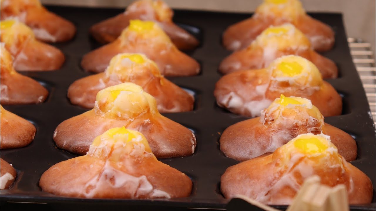 🍋제 인생 레몬 마들렌 레시피 공유합니다💛 레몬 글라세를 입힌 상큼한 레몬 커드 마들렌 🍋