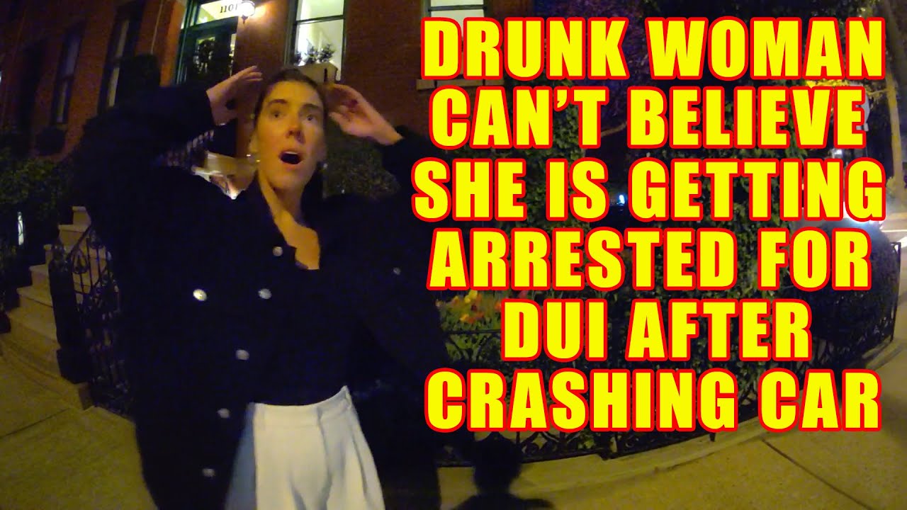 Bodycam DUI Arrest - Drunk Woman Can't Keep Track of All She Drank