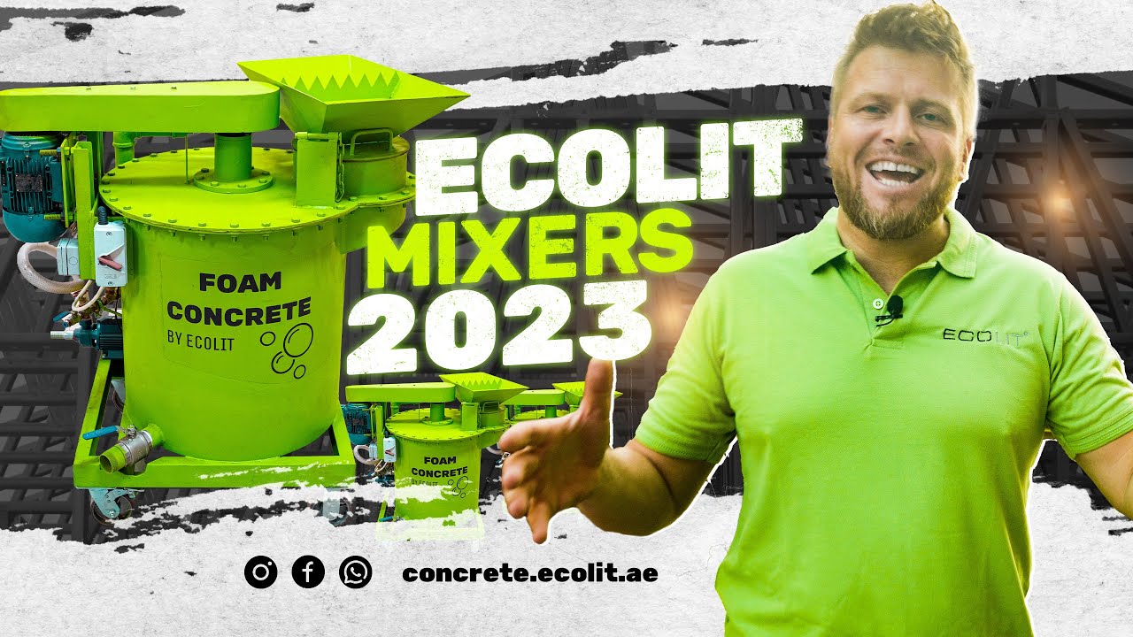 Пенобетонные машины Ecolit, лучшее решение 2023 г. и наша партнерская поддержка в Вашей стране!