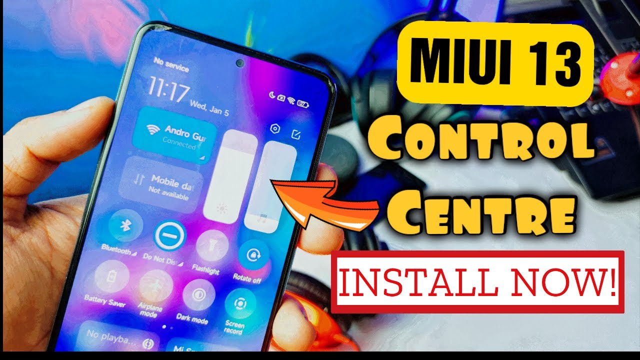 MIUI 13 Control Center in any MIUI Android 12