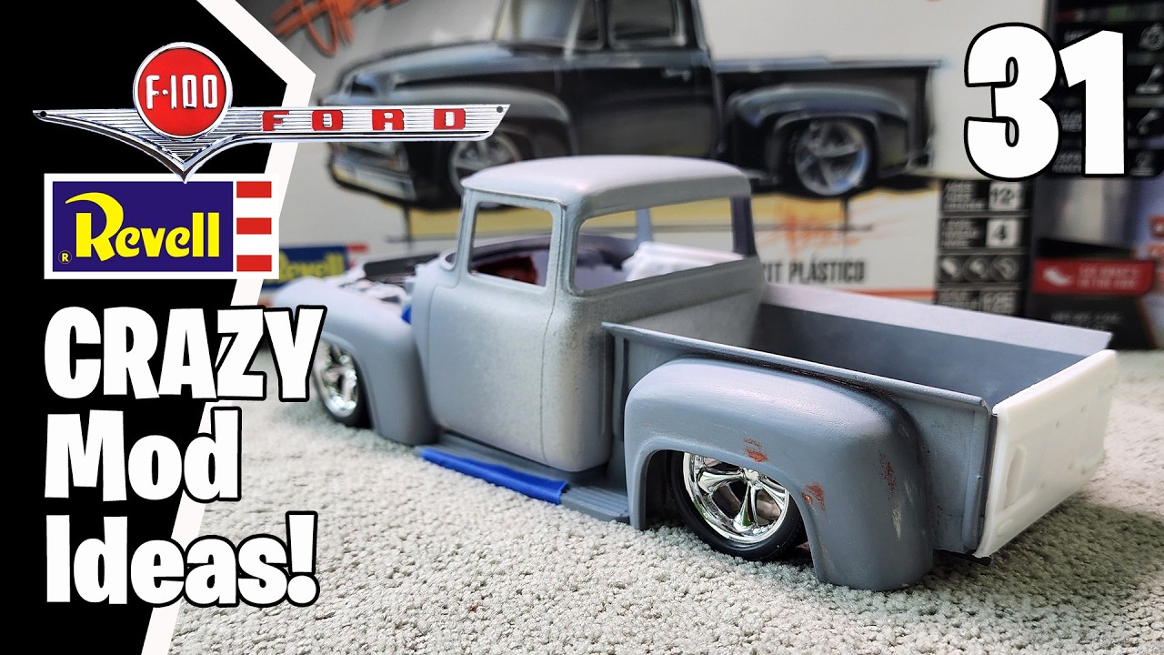 Ford FD-100 Model Truck Build – Episode 31 | Rear Fender Grafting & Bronco Tailgate Fit!