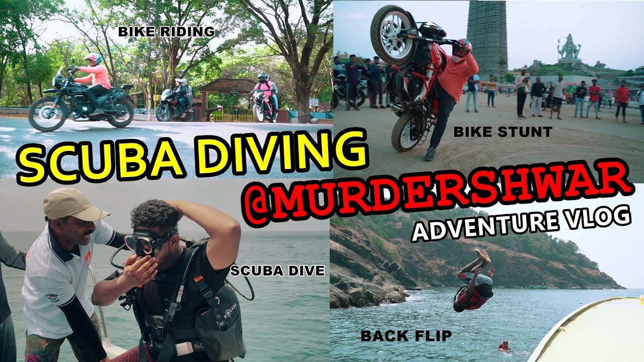 SCUBA DIVING Trying First Time With Friends | netrani adventures MURDESHWAR