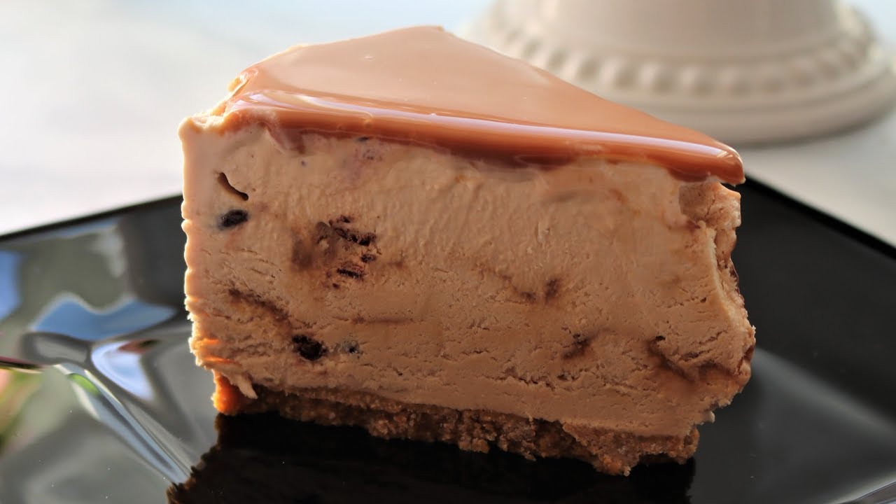 2 Ingredients - Dulce De Leche Ice Cream Cake ( NO MACHINE)