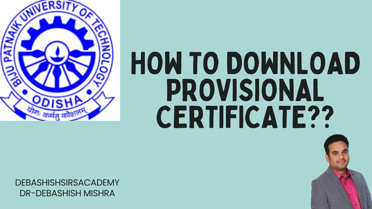 HOW TO DOWNLOAD BPUT PROVISIONAL CERTIFICATE????