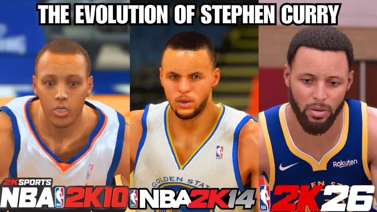 Stephen Curry from NBA 2K10 to NBA 2K26! (Ratings, Stats and Gameplay Evolution) #nba #2k26 #goat 
