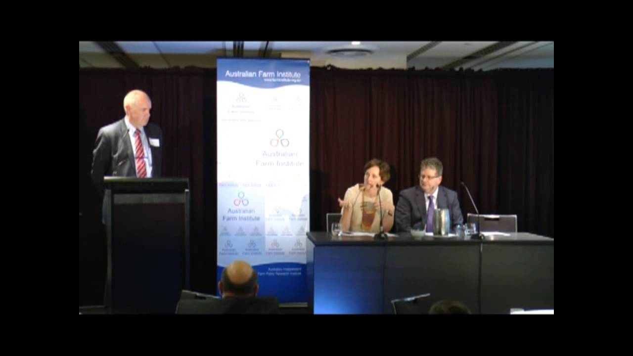 Panel discussion:  Succeeding in premium markets  - Agriculture Roundtable Conference 2105