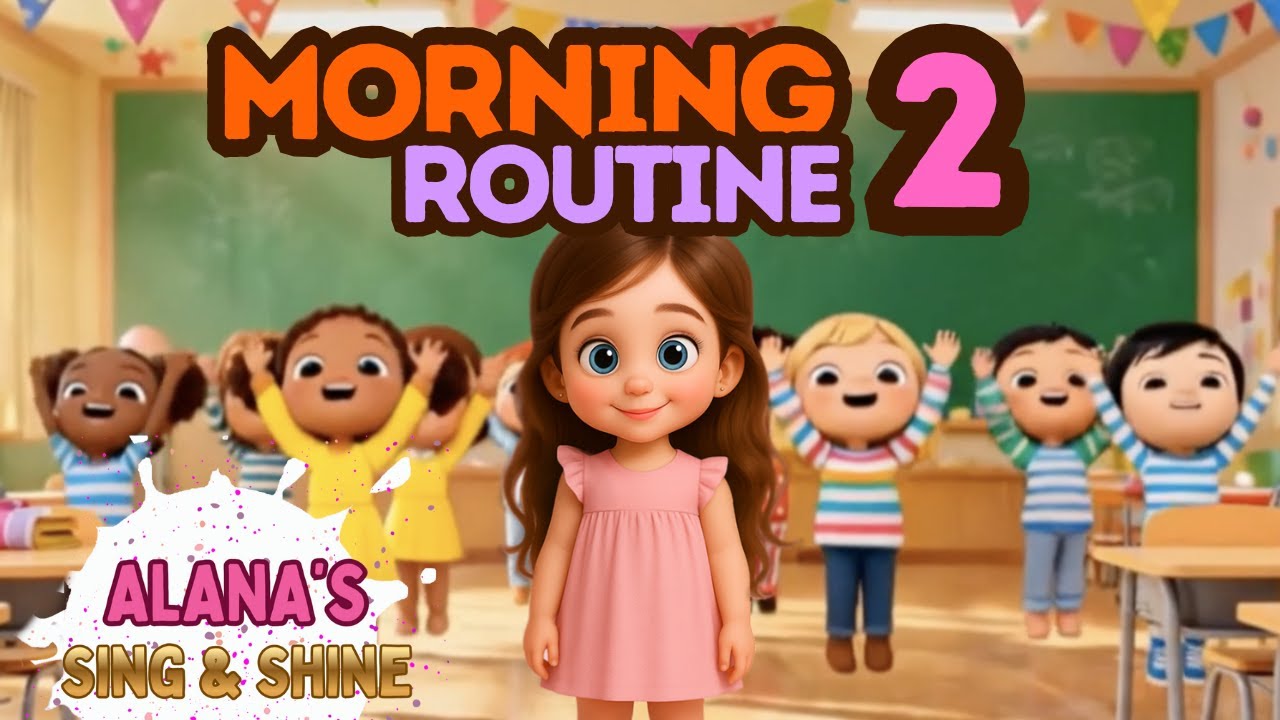 Morning Routine 2 Song for Kids  ☀️ | Nursery Rhymes + Kids Songs| Alana's Sing&Shine