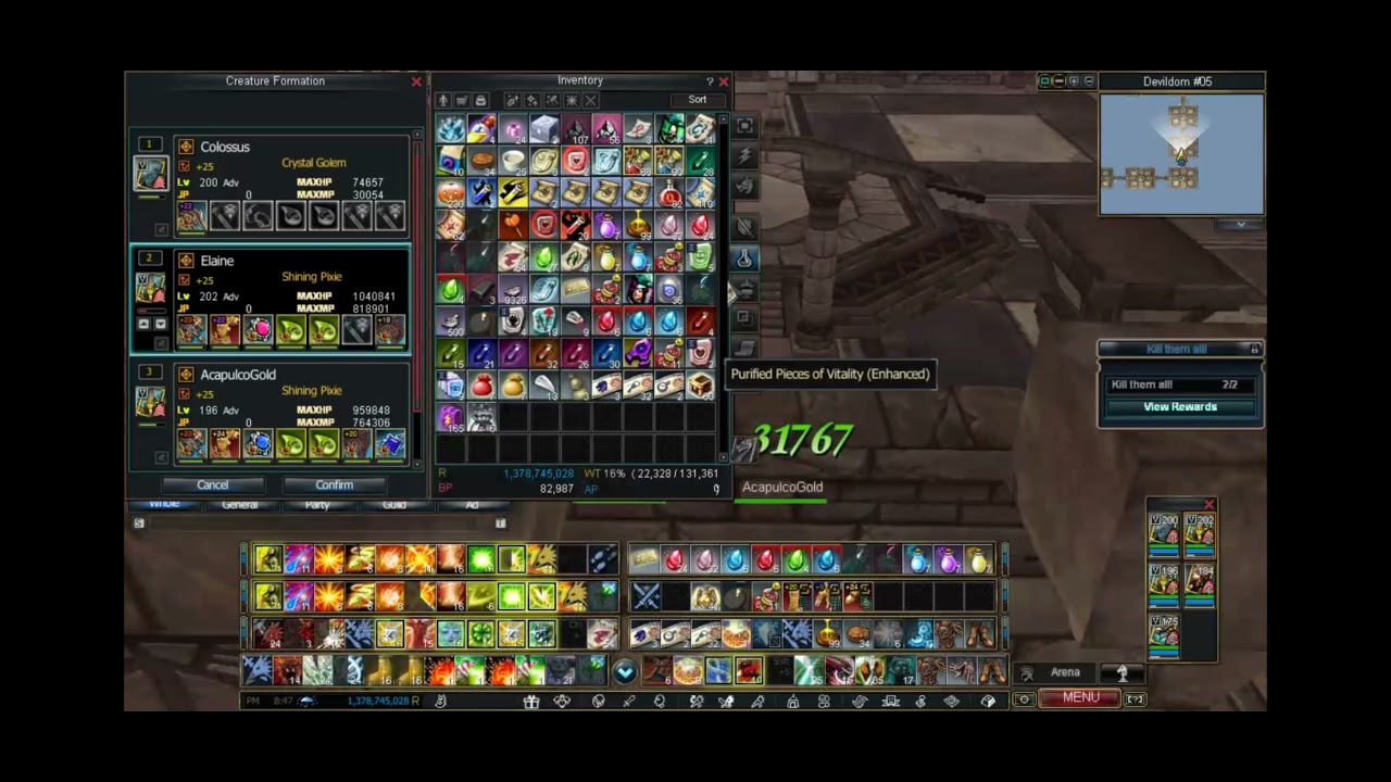 Rappelz: BeastMaster x2 WPs (+22 helm MB slave)