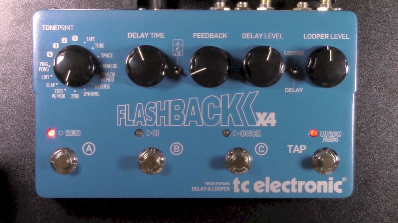 TC Electronic Flashback X4 Review (TonePrint Editor Demo) - BestGuitarEffects.com