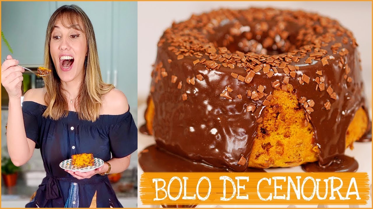 O melhor BOLO DE CENOURA do mundo! I Receitas e Temperos