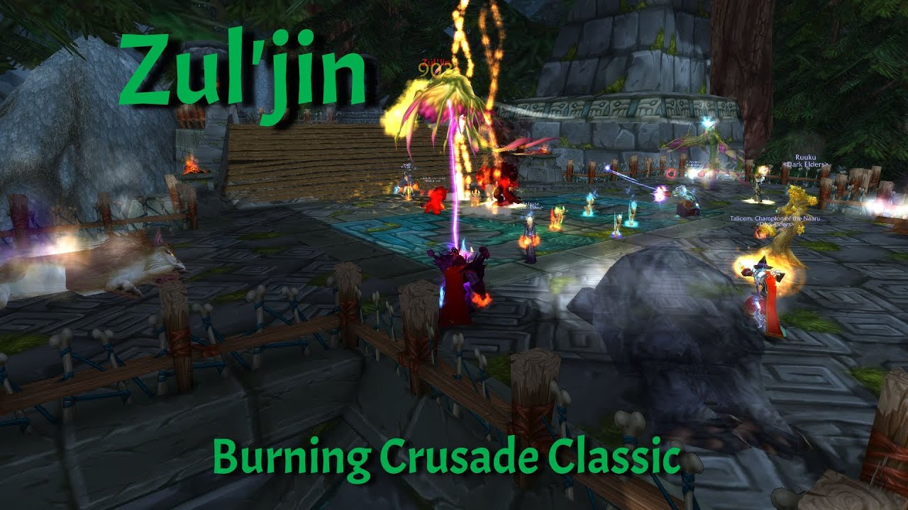 Zul'jin-Zul'Aman--Warlock Gameplay--Burning Crusade Classic
