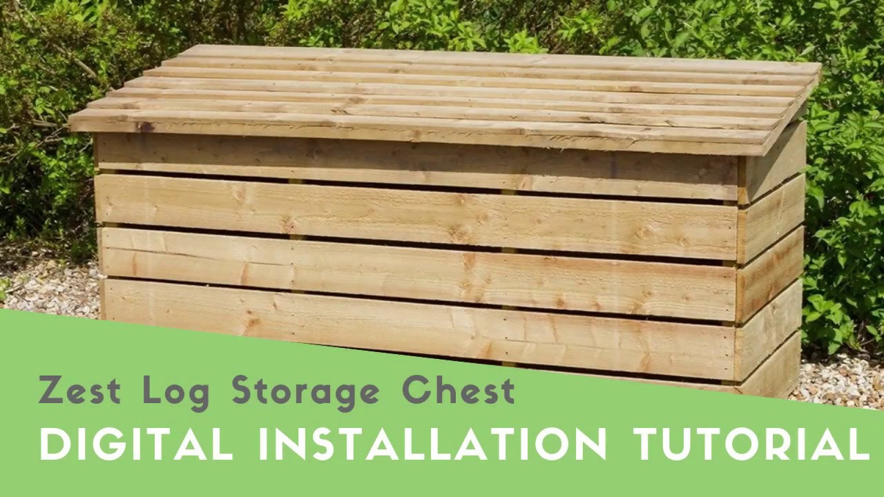 Zest Log Storage Chest Digital Installation Tutorial