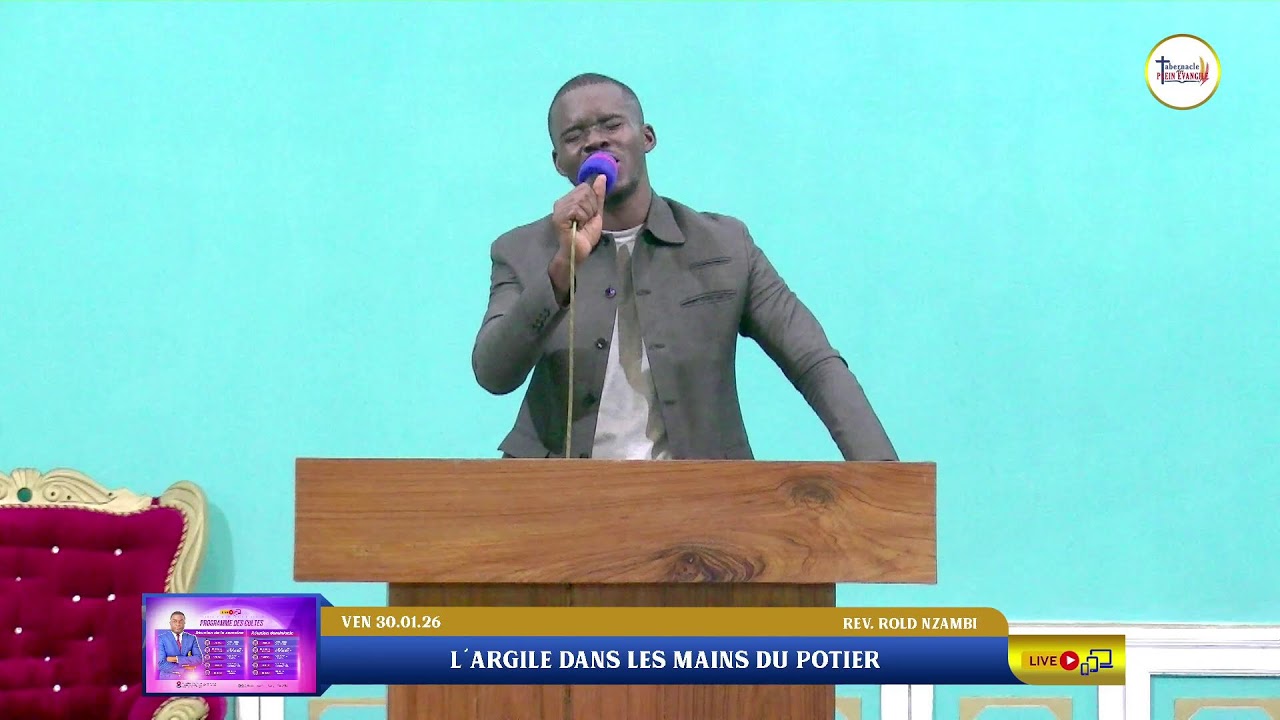 L’ARGILE DANS LES MAINS DU POTIER |BRO Rold NZAMBI