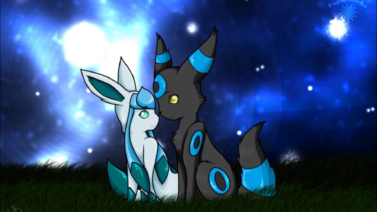 Faded ♬  ♥Shiny Umbreon x Shiny Glaceon♥ 【 Flash light Warning! 】