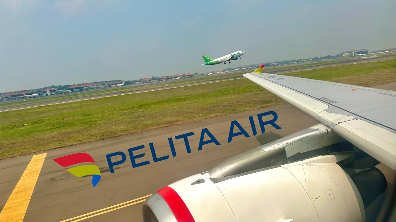 Landing JAKARTA PELITA AIR Airbus A320 | IP 321 | PK-PWI