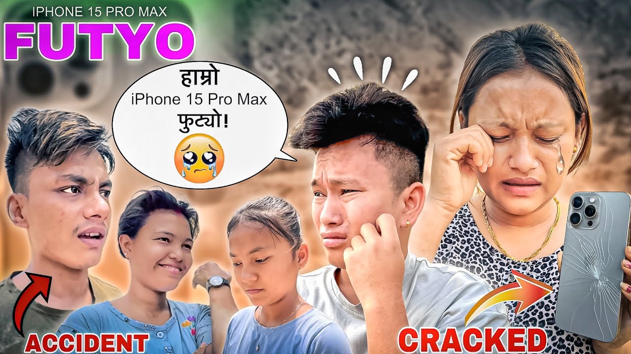 IPHONE 15 PRO MAX FUTEYO 😭 | साली खोलामा धन्नै डुबेको 😱 | Accident Vayo & iPhone 15 Pro Max Brust