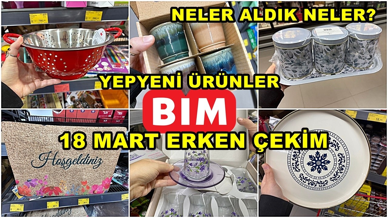 BİME KOŞUN UYGUNA GELDİ HEMEN ALDIK💃BİM 18 MART 2026 ÇARŞAMBA💃/GERÇEK İLK TEK ERKEN ÇEKİM/YENİ ÜRÜN