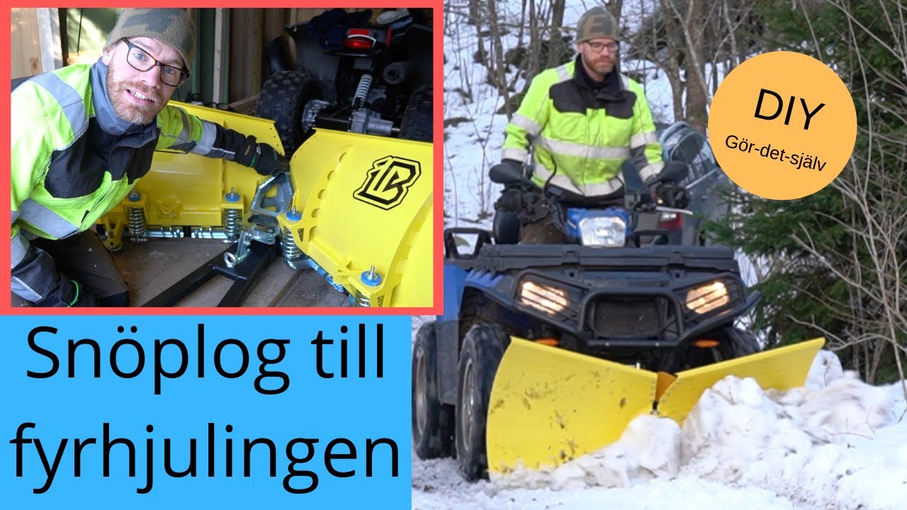 Sn&ouml;plog till fyrhjuling, vikplog