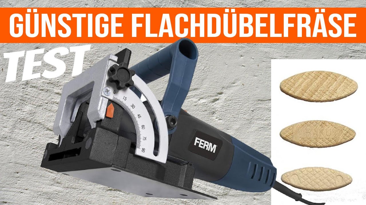 Test Flachdübelfräse von Ferm // Einfache Möbelverbindung