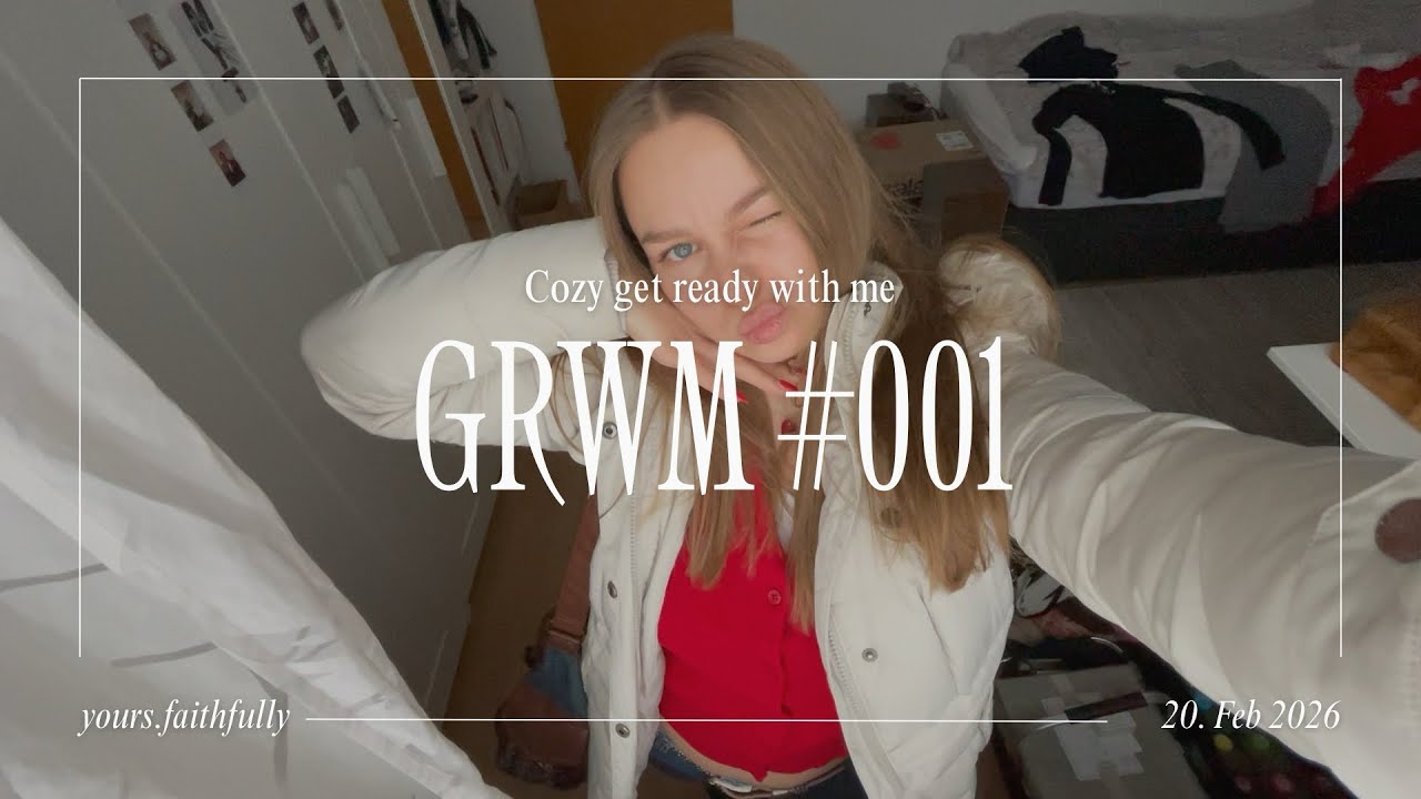 a cozy get ready with me for friday night 🤍