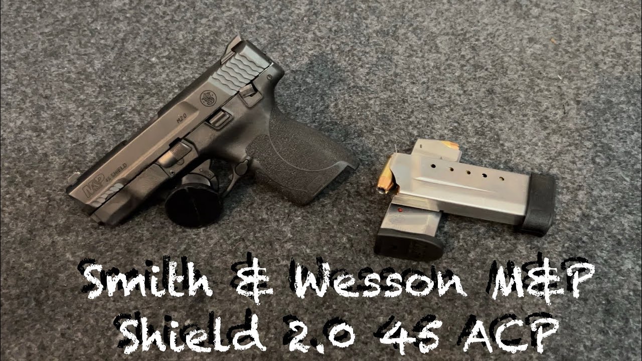 Пистолет S&W Shield 2.0 калибра .45 ACP. Не новый, но для меня новый. Ему определенно нужны улучш...