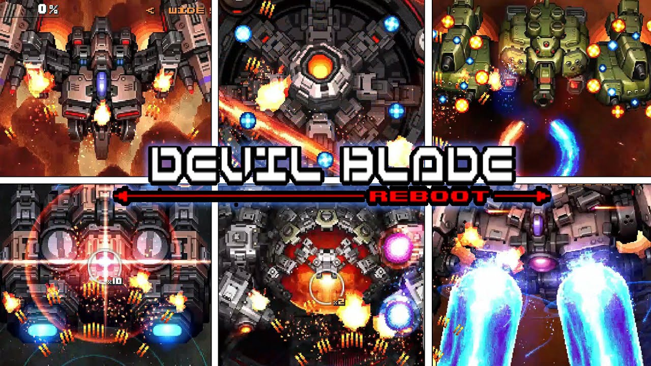 Devil Blade Reboot - All Bosses💥✈️ | Childhood Games💥✈️