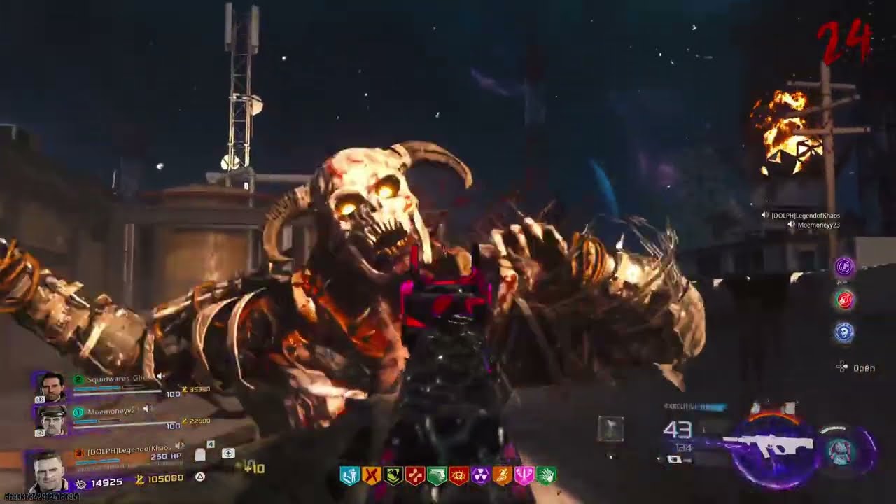 Call of Duty Black Ops 7 Zombies- Cursed Survival High Round on Zarya Cosmodrome PS5 Gameplay