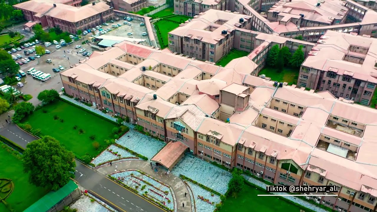 Areial View of Ayub Teaching Hospital Abbottabad